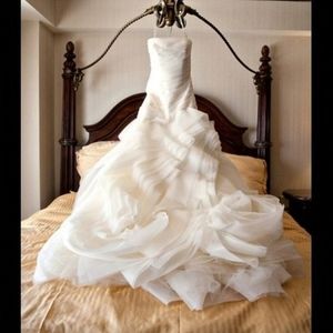 White by Vera Wang wedding dress